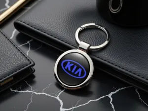KIA Portachiavi Auto Metallo Stile Racing Durevole